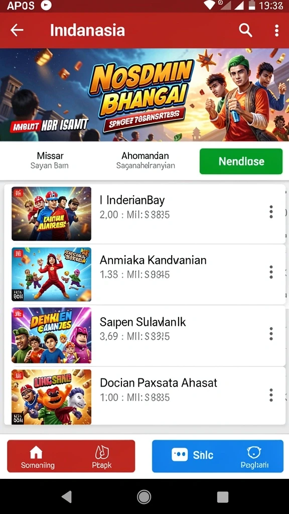 Beragam permainan seru menunggu untuk dimainkan.