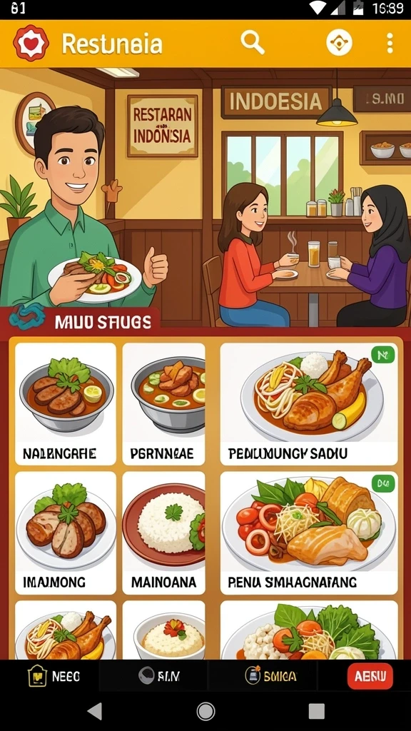 Tampilan antarmuka yang menarik dan mudah dipahami.