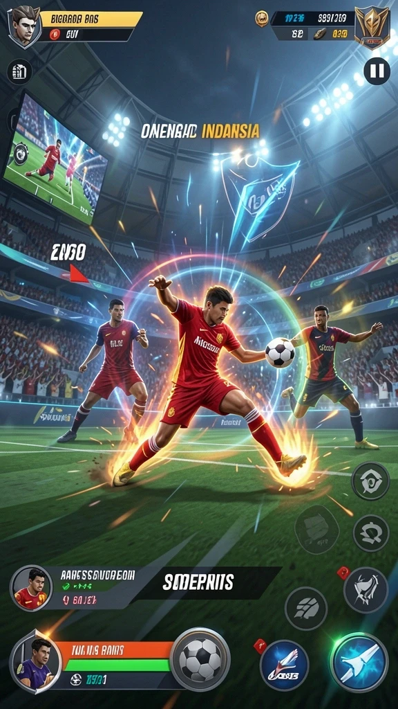 Fitur live streaming untuk mengikuti pertandingan langsung.