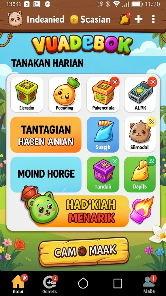 Antarmuka pengguna yang intuitif dan menarik.