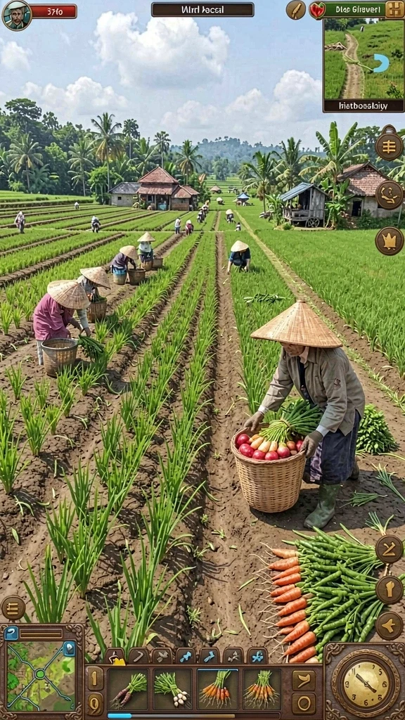 Tampilan menu awal yang menarik perhatian.