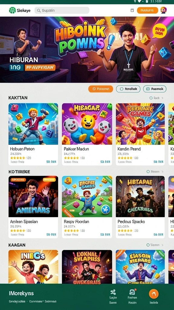 Tampilan dashboard aplikasi DINGDONGTOGEL yang menarik.