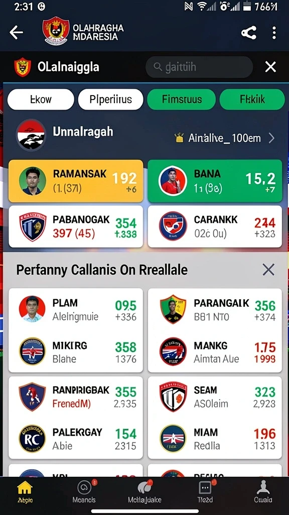 Fitur live draw yang menambah keseruan bermain.