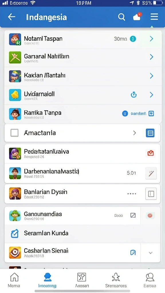 Tampilan antarmuka pengguna yang menarik.