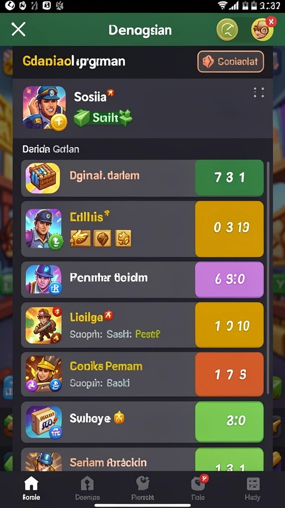 Mode multiplayer yang memungkinkan bersaing dengan teman.