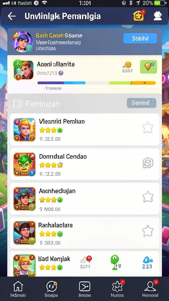 Tampilan antarmuka yang ramah pengguna.