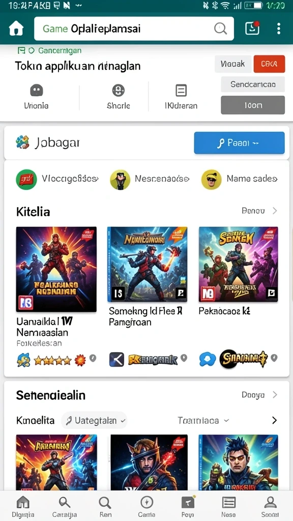 Tampilan awal yang menarik dan ramah pengguna.