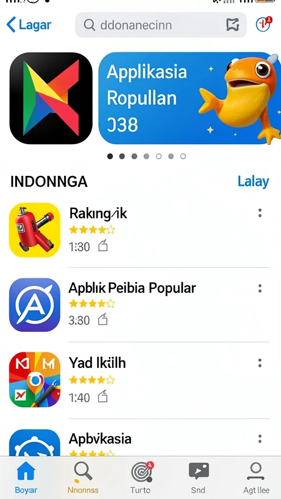 Mini game beragam untuk semua usia.