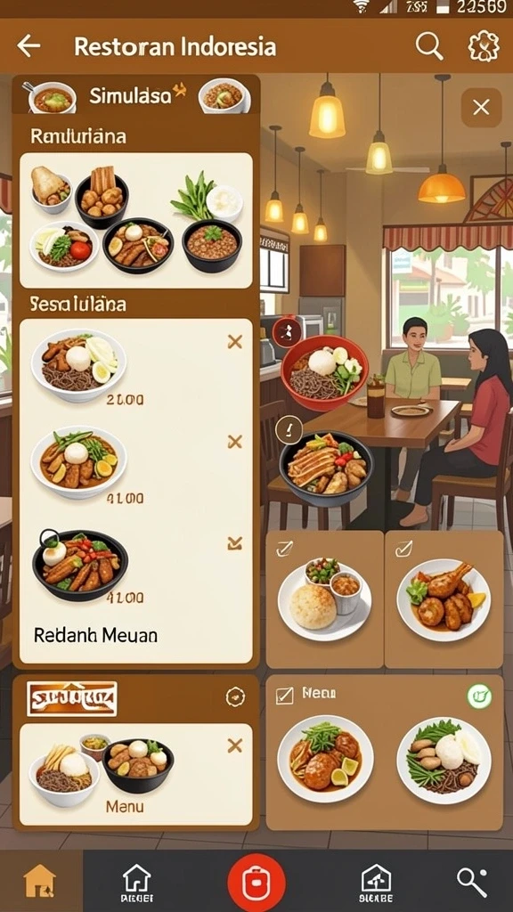Berbagai mode permainan yang seru.
