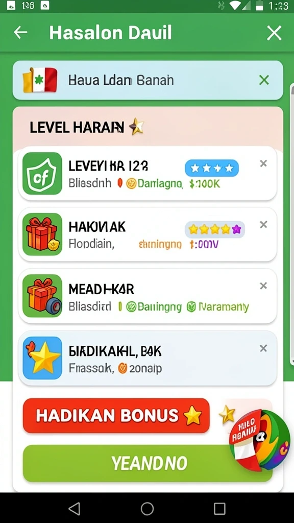 Tampilan antarmuka yang modern dan user-friendly.