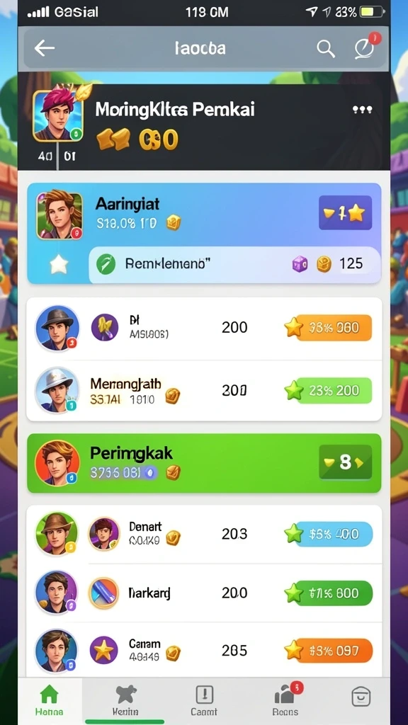 Berbagai pilihan game slot yang seru.