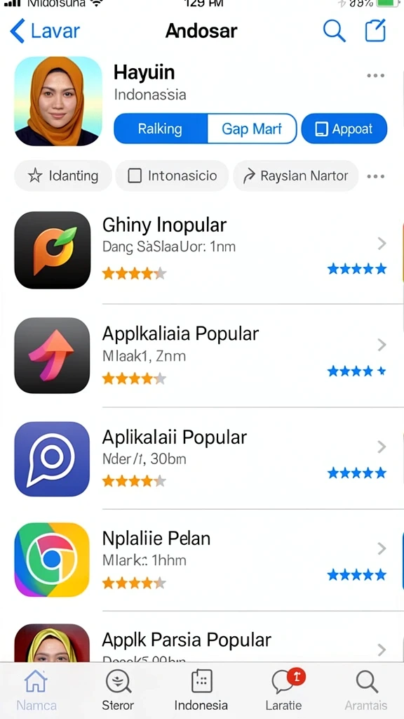 Tampilan antarmuka yang menarik dan mudah digunakan.