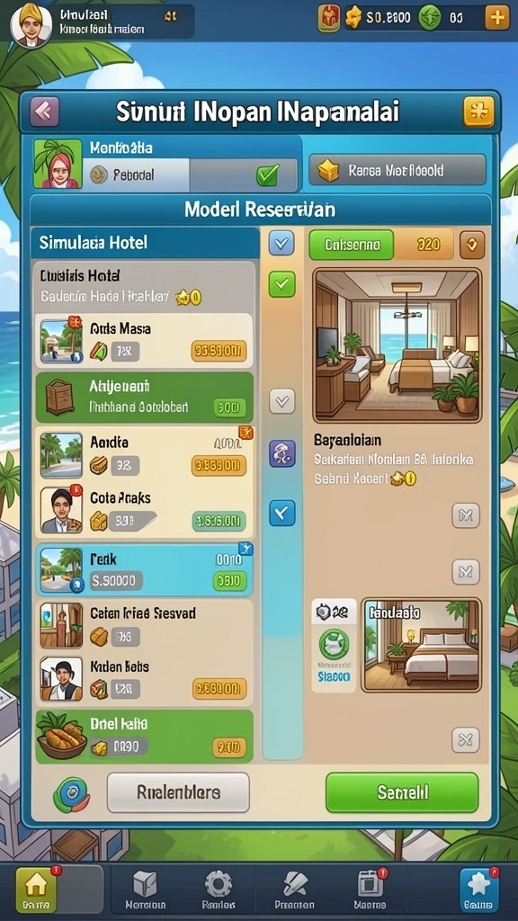 Tampilan antarmuka yang menarik dan user-friendly.