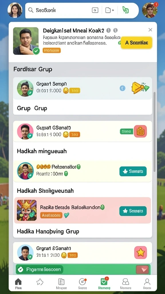 Tampilan antarmuka yang menarik dan mudah digunakan.