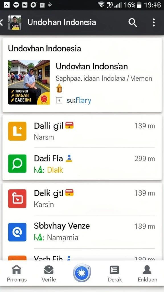 Tampilan antarmuka yang intuitif dan mudah digunakan.