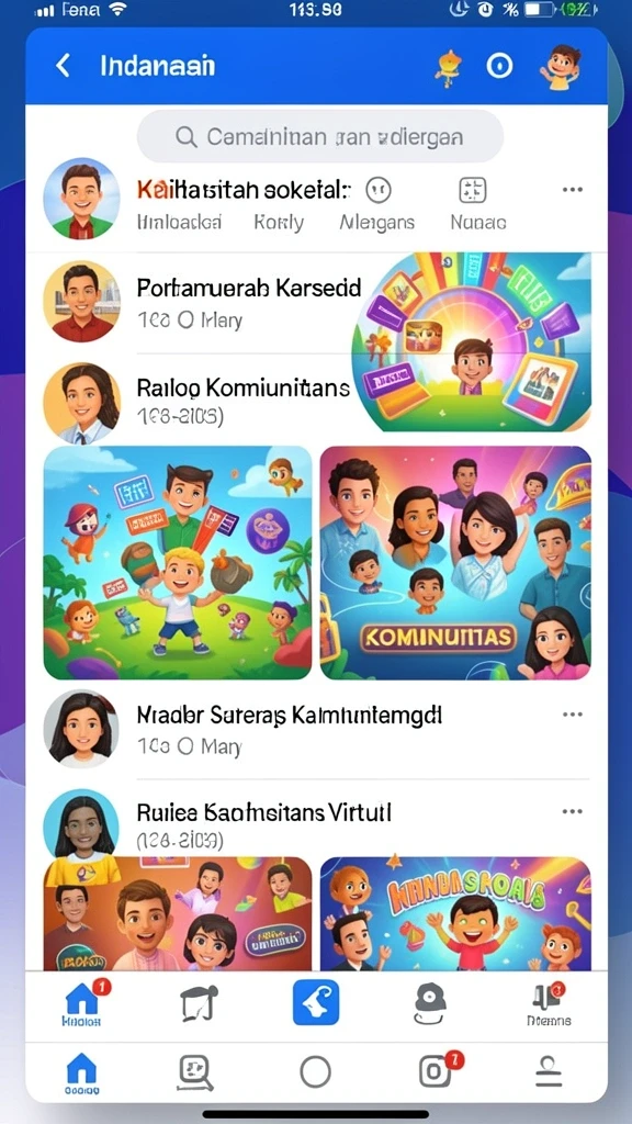 Screenshot fitur multiplayer saat bermain bersama teman.
