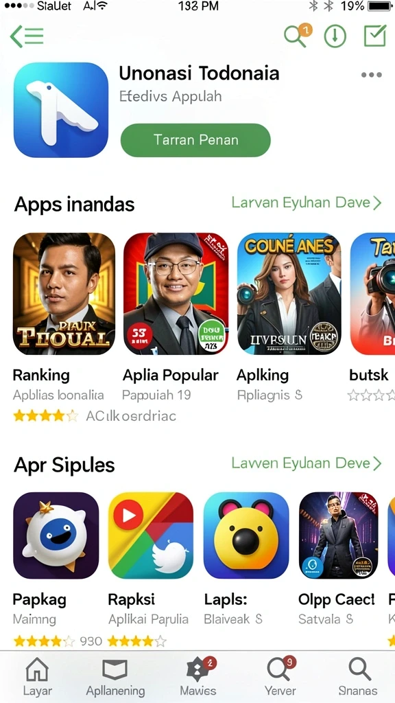 Tampilan antarmuka yang menarik dan mudah digunakan.