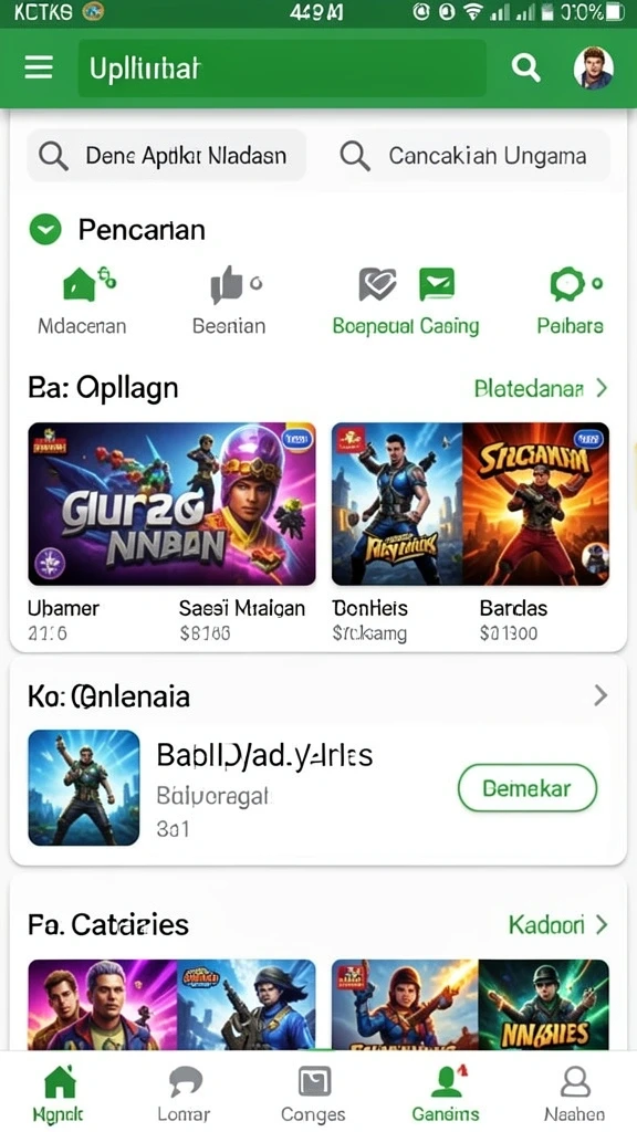 Karakter unik yang dapat dipilih untuk dimainkan.