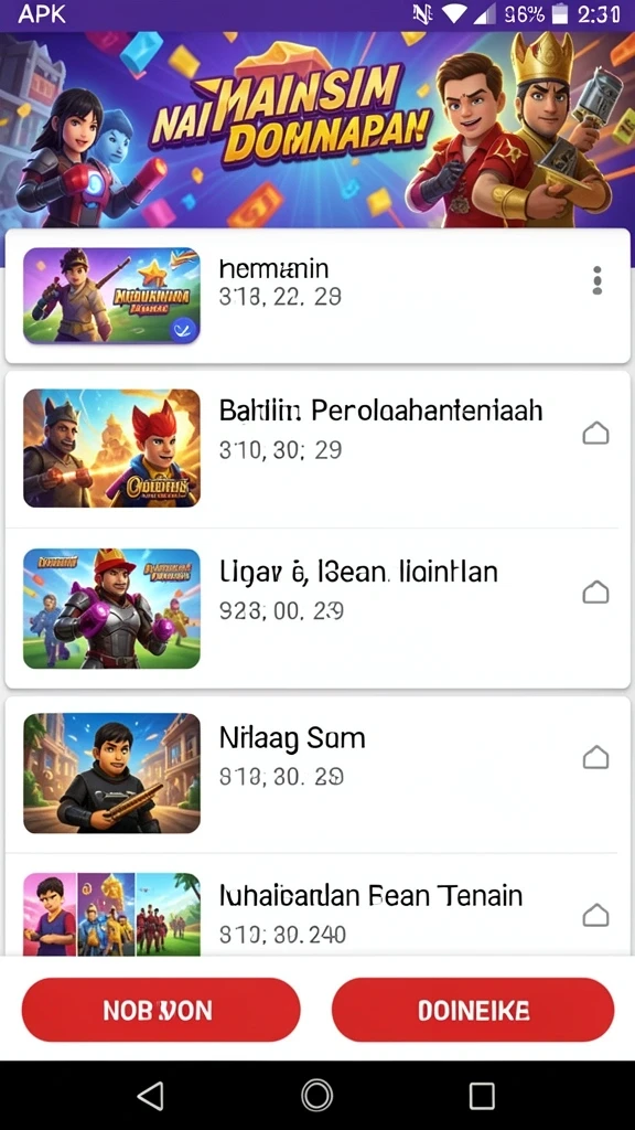 Misi menantang dengan berbagai level menarik.