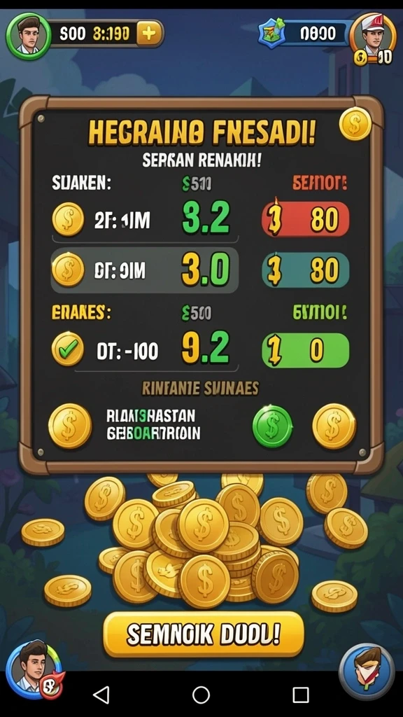 Tampilan awal permainan yang menarik.