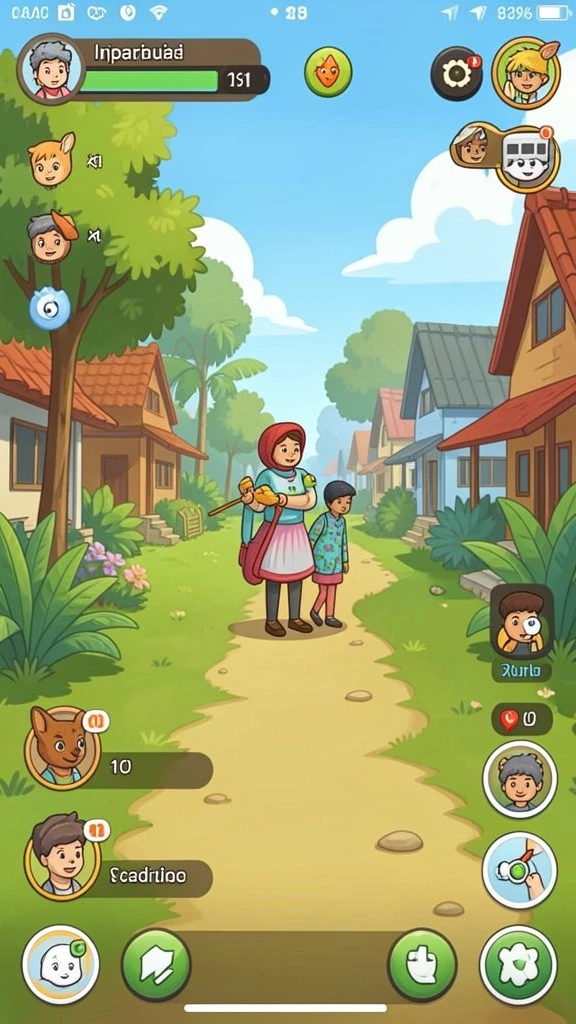 Tampilan antarmuka yang menarik dan user-friendly.